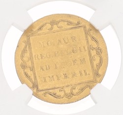 Gouden dukaat. Wilhelmina. 1928. MS 61.