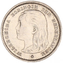 10 Cent Wilhelmina 1893. FDC -.