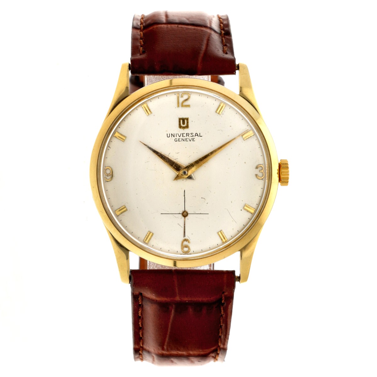 No Reserve - Universal Genève Classic Dress Watch 18K. 112305-5 - Heren horloge - ca. 1956