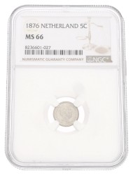 5 Cent. Willem III. 1876. MS 66.