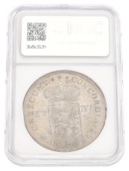 Zilveren dukaat. Zeeland. 1737. UNC Details.