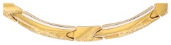 Lapponia 14K gouden/platina 'Narda' collier door Björn Weckström 