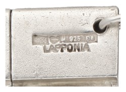 Lapponia sterling zilveren 'Galactic Peaks' collier door Björn Weckström 