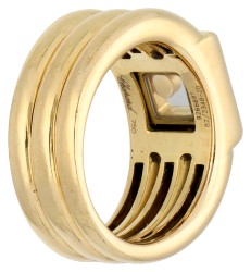 Chopard 18K geelgouden Happy Diamonds ring 