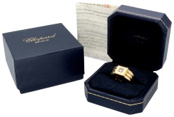 Chopard 18K geelgouden Happy Diamonds ring 