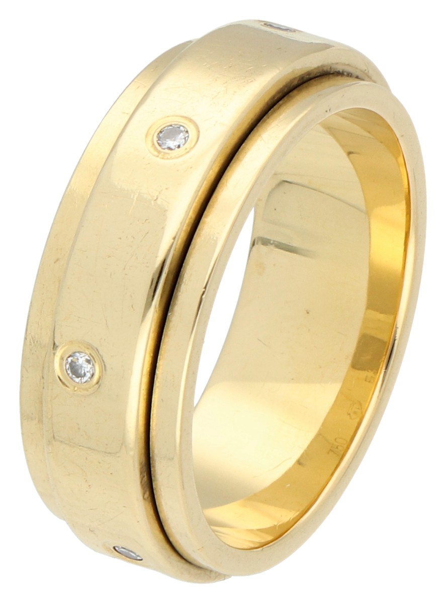 Piaget geelgouden Possession ring bezet met diamanten