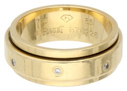 Piaget geelgouden Possession ring bezet met diamanten
