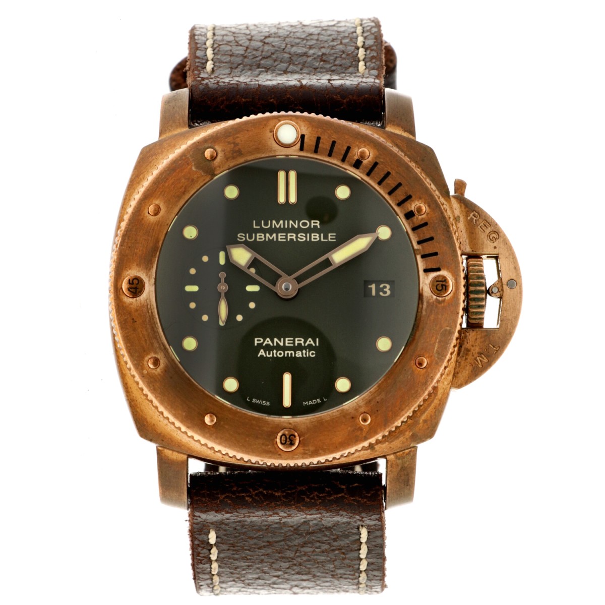 Panerai Luminor Submersible 1950 "Bronzo" PAM00382 - Heren horloge - 2012