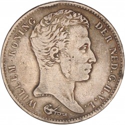 1 Gulden Willem I 1820 U. Zeer fraai -.