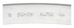 Cartier 18K witgouden 'Love' armband bezet met ca. 0.42 ct. diamant 