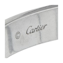 Cartier 18K witgouden 'Love' armband bezet met ca. 0.42 ct. diamant 