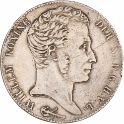 3 Gulden Willem I 1820. Zeer fraai +.