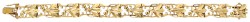 18K geelgouden art Nouveau schakelarmband 
