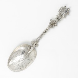 Gelegenheidslepel, Jan van der Geest (1761-1808), Almenum (Harlingen) ca. 1806, zilver