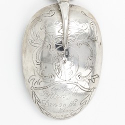 Gelegenheidslepel, Jan van der Geest (1761-1808), Almenum (Harlingen) ca. 1806, zilver