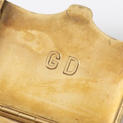 Luciferhouder, Europa ca. 1980, goud