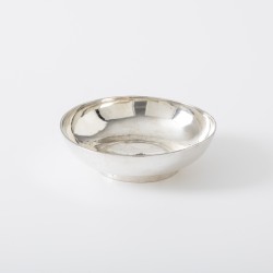 Druivenschaaltje / wijnproefschaaltje, Cornelis de Haan (1674-1705), Rotterdam 1681, zilver