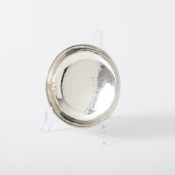 Druivenschaaltje / wijnproefschaaltje, Cornelis de Haan (1674-1705), Rotterdam 1681, zilver