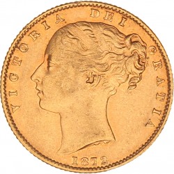 Great Britain. Victoria. Sovereign. 1872.