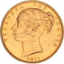 Great Britain. Victoria. Sovereign. 1871.