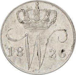 5 Cent. Willem I. 1826 B. XF