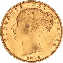 Great Britain. Victoria. Sovereign. 1872.