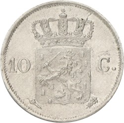 10 Cent. Willem I. 1827 U. AUnc.
