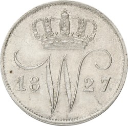 10 Cent. Willem I. 1827 U. AUnc.