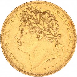 Great Britain. George IV. Sovereign. 1822.