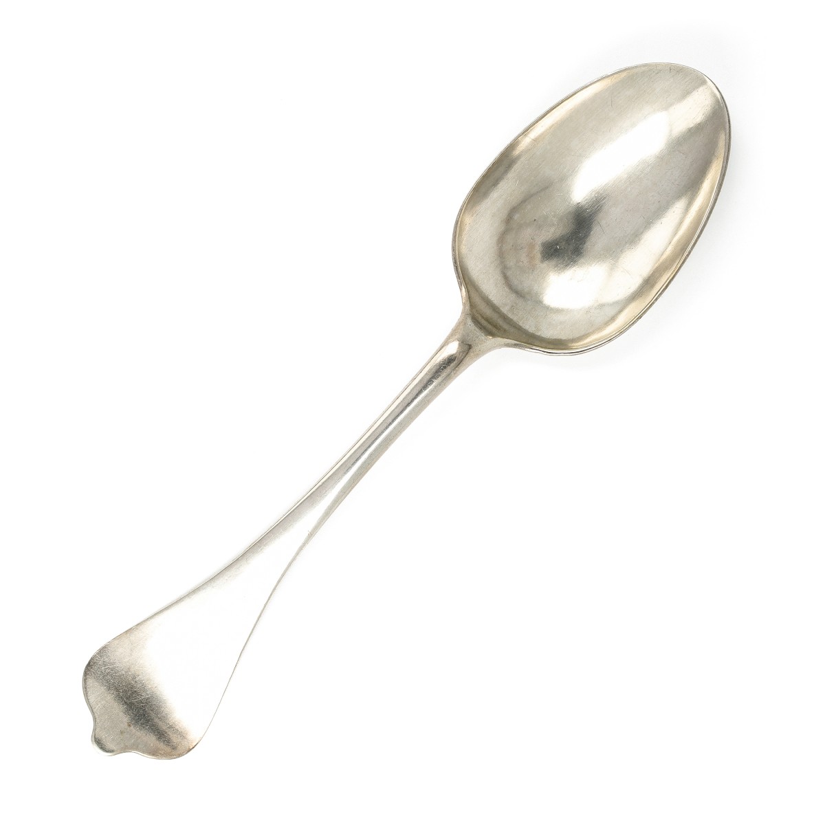 Dinerlepel, Regnerus Elgersma, Leeuwarden ca. 1775, zilver
