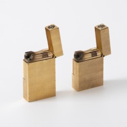 S.T. Dupont gasaanstekers ''His & Hers'', verguld