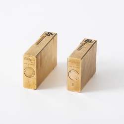 S.T. Dupont gasaanstekers ''His & Hers'', verguld