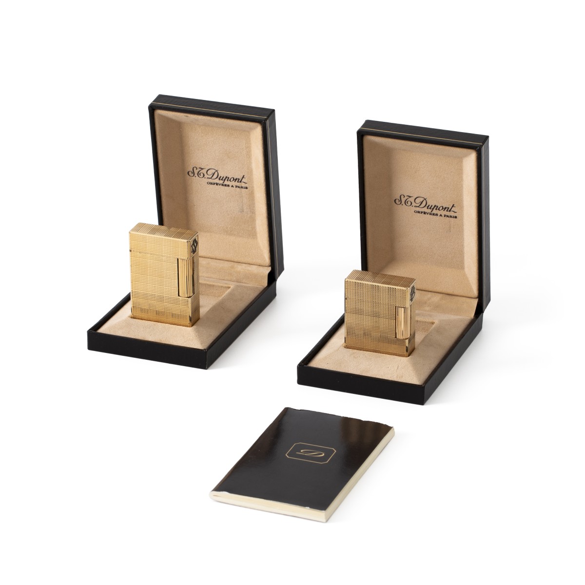 S.T. Dupont gasaanstekers ''His & Hers'', verguld