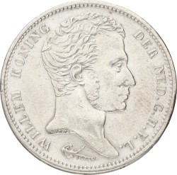 1 Gulden. Willem I. 1820 U. XF -