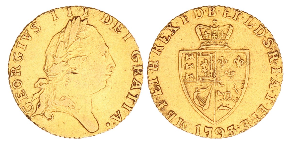 Great Britain. George III. Half-Guinea. 1793.