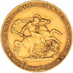 Great Britain. George III. Sovereign. 1820.
