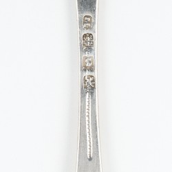 Dinerlepel, Johan Marcus Lentz, Leeuwarden 1770, zilver