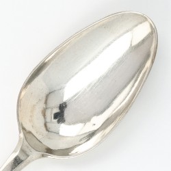 Dinerlepel, Johan Marcus Lentz, Leeuwarden 1770, zilver