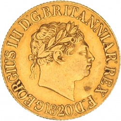 Great Britain. George III. Sovereign. 1820.