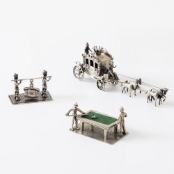Miniaturen verzameling (17), Nederland ca. 1970-1980, zilver