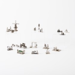 Miniaturen verzameling (17), Nederland ca. 1970-1980, zilver