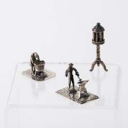 Miniaturen verzameling (17), Nederland ca. 1970-1980, zilver