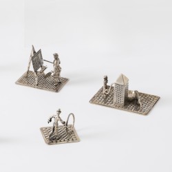 Miniaturen verzameling (17), Nederland ca. 1970-1980, zilver