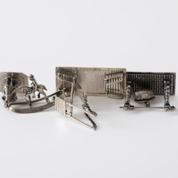 Miniaturen verzameling (17), Nederland ca. 1970-1980, zilver