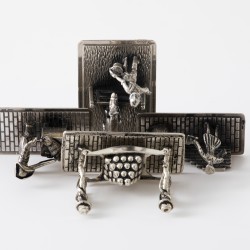 Miniaturen verzameling (17), Nederland ca. 1970-1980, zilver