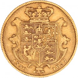 Great Britain. William IV. Sovereign. 1837.