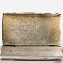 Verzameling doosjes (5), Nederland / Verenigd Koninkrijk, 19e / 20e eeuw, zilver