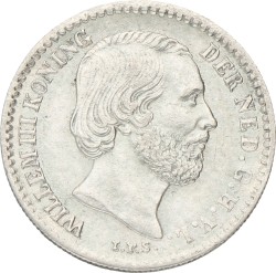 10 Cent. Willem III. 1853. XF +