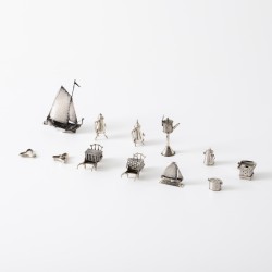 Miniaturen verzameling (10), Nederland 20e eeuw, zilver