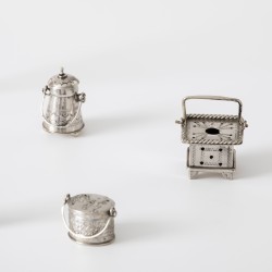 Miniaturen verzameling (10), Nederland 20e eeuw, zilver